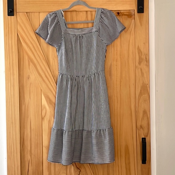 Navy and White Striped Dress | Extra Small | Worn Once - Picture 1 of 3